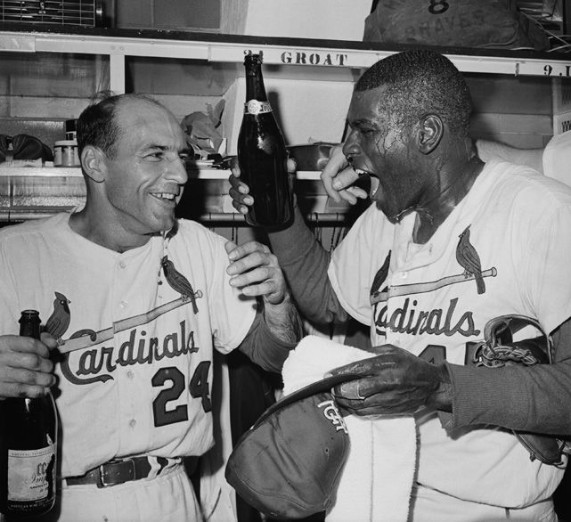 Dick Groat and Bob Gibson